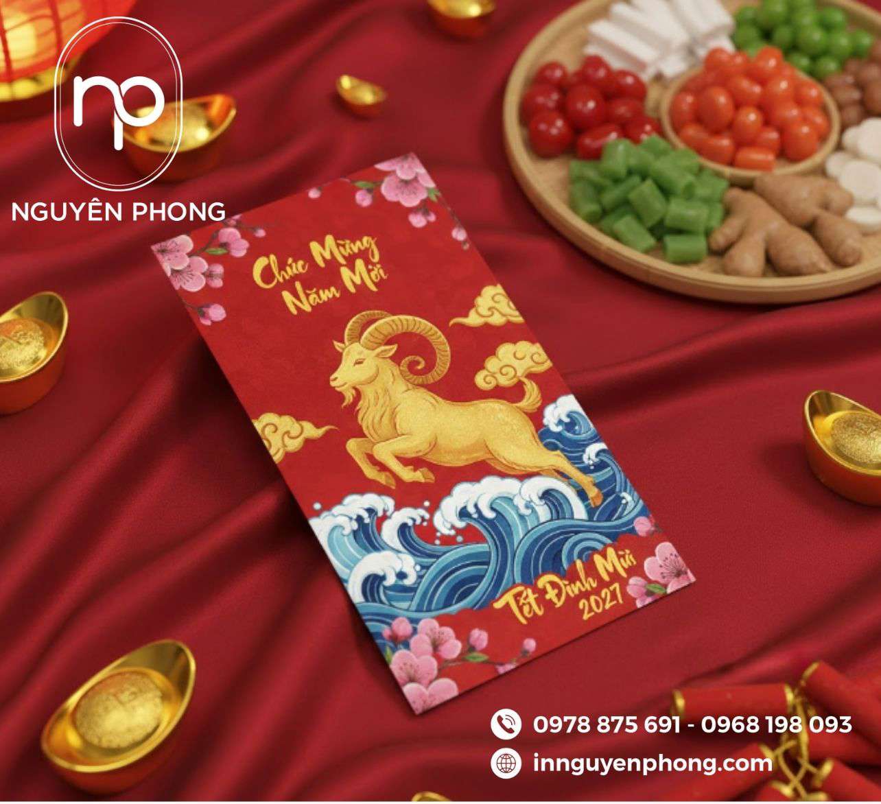 Mẫu lì xì Tết 2026